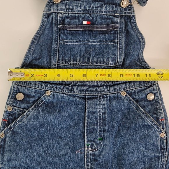 Tommy Hilfiger Kids Boys Vintage 2003 Bib Overalls Size 4 Tommy Jeans Flag - Picture 9 of 12